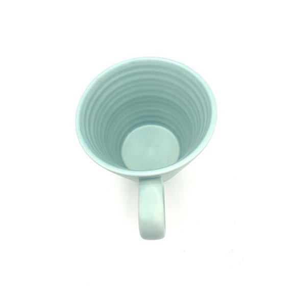 2007 Starbucks Mint Green Mocha, Ribbed, Coffee Mug/Cup, 9oz - Picture 5 of 7